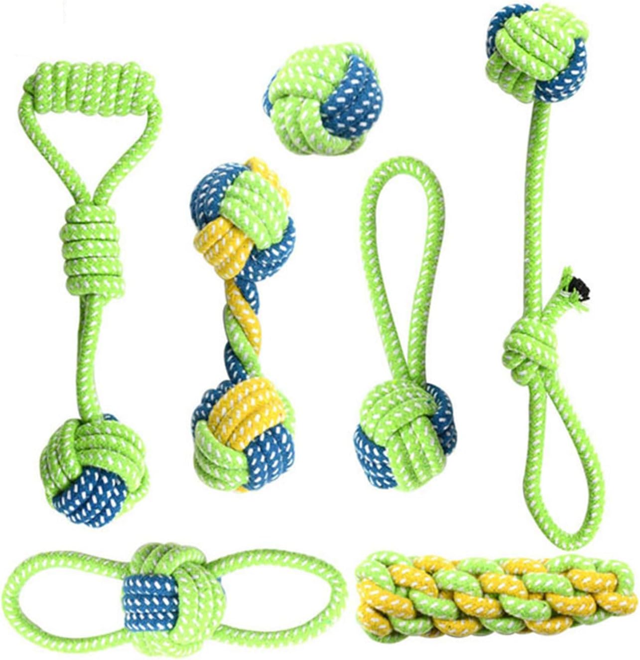 Vynetra 13 PCS Pet Dog Chew With Rope Protect Your Furniture Easy To For Play Toy Training And Improving Relation