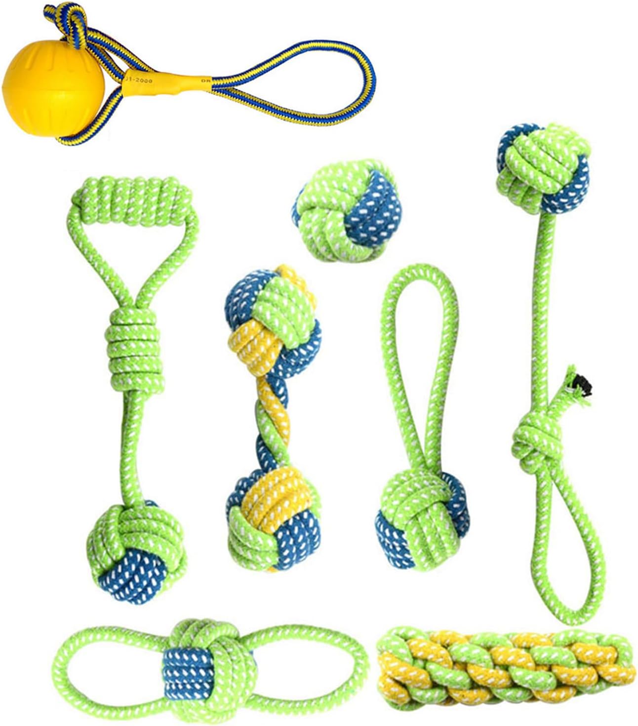 Vynetra 13 PCS Pet Dog Chew With Rope Protect Your Furniture Easy To For Play Toy Training And Improving Relation